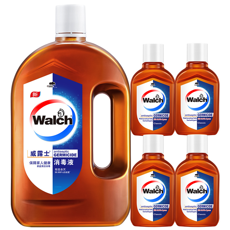 威莱官方旗舰店walch威露士消毒液消毒水消毒杀菌家庭家具衣物玩具清洁可用1.2L0