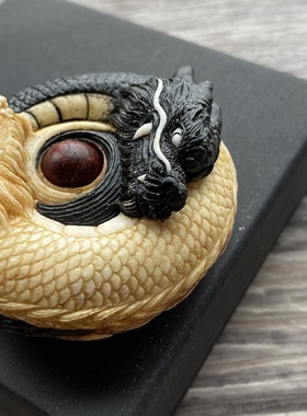 原创鹿角雕刻吊饰礼物手把件