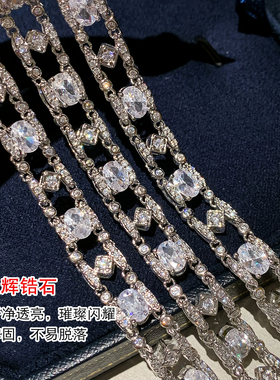 银色镶锆金属钻石手链女2026新款轻奢小众精致高级感超美叠戴手饰