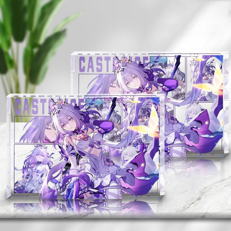 崩铁周边遐蝶高透亚克力砖周边纪念桌面摆件精致生日礼物谷子收藏,淘宝优惠券,粉丝福利购,淘宝优惠卷