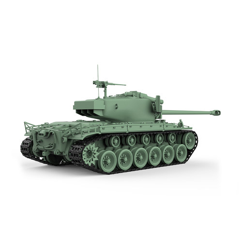 SS32518 1/32 军事模型 美国 T26E4 M26 超级潘兴 重型坦克 - 图0