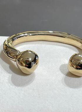 西班牙潮牌UNOde50 镀金蒜头手镯ZEN手工情侣男女欧美轻奢正品