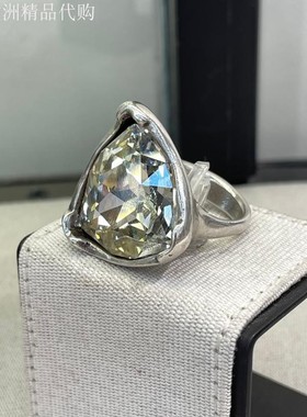 绝版国/现 西班牙潮牌UNOde50经典款大三角水晶戒指手工超夸张