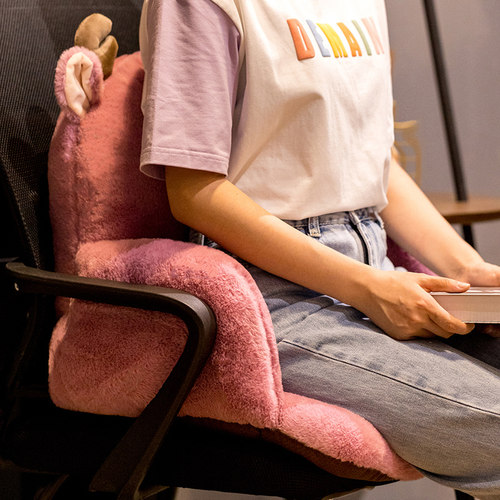 办公室久坐护腰靠垫坐靠一体垫子孕妇靠背垫椅子靠枕工位坐垫神器 - 图1