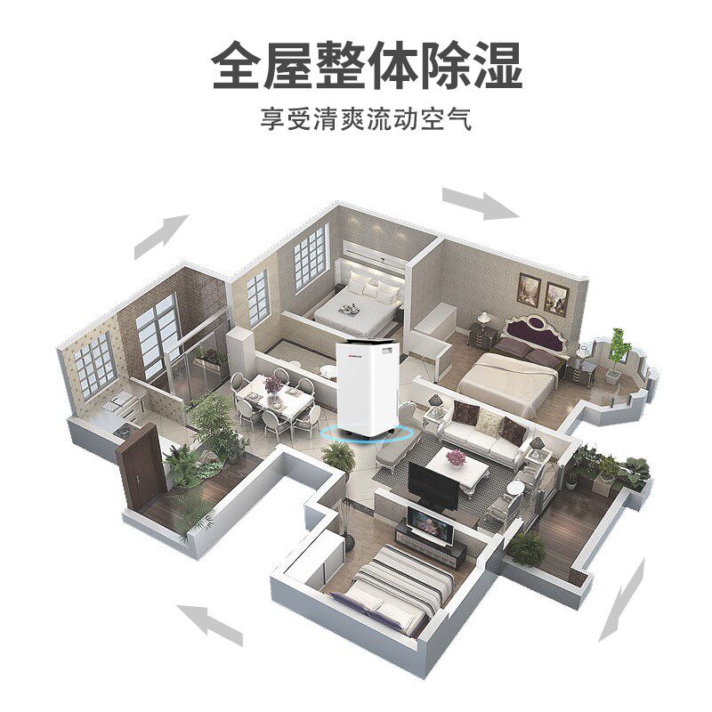 志高家用静音商用大功率小型抽湿器 志高厨房电器抽湿器/除湿器