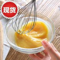 Eggbeater R Manual Home Handheld Stainless Steel Mini Whipped Egg batter Egg Agitators Kitchen Small