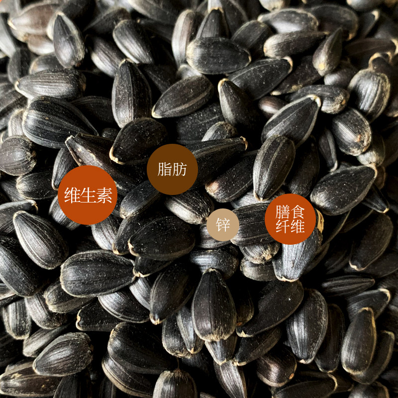 生黑珍珠小瓜子 生葵花子油葵籽 鸟食仓鼠金丝熊零食鸟粮鸽粮,淘宝优惠券,粉丝福利购,淘宝优惠卷