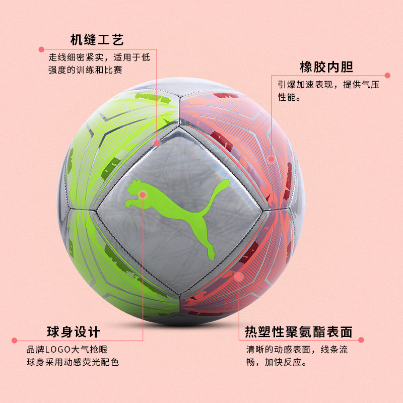 puma 5号欧洲杯4号男成人儿童足球 极地运动足球