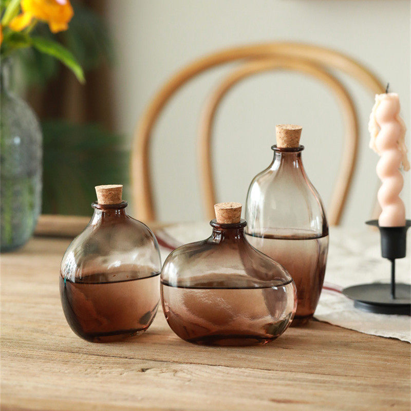 北欧风格木塞小酒瓶彩色自酿女士甜酒甜品饮料奶茶调料红酒分装,淘宝优惠券,粉丝福利购,淘宝优惠卷