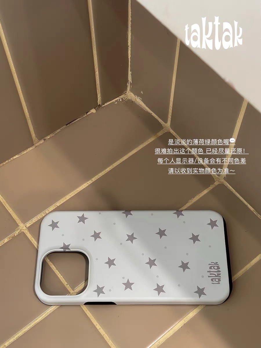 个性原创苹果14promax手机壳ins风韩国菲林二合一iphone15简约15promax新款14适用13小众13promax全包15pro潮-图1