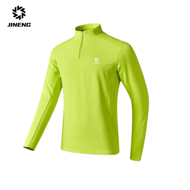 积能秋冬专业跑步抓绒衣女运动速干衣户外保暖长袖上衣男t恤卫衣