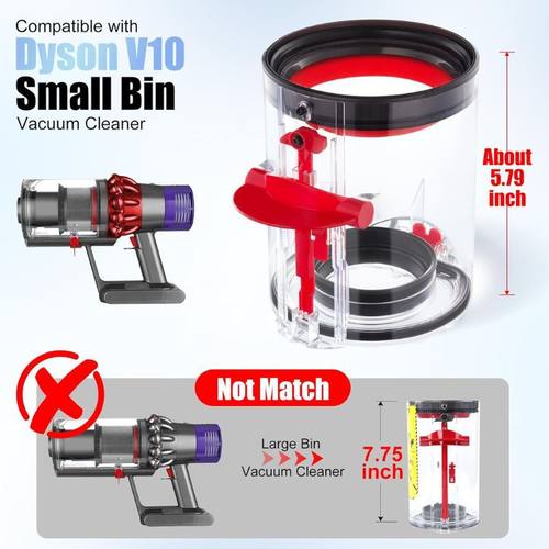 适配戴森Dyson吸尘器V10v11系列尘桶配件dyson吸尘器垃圾桶配件-图1