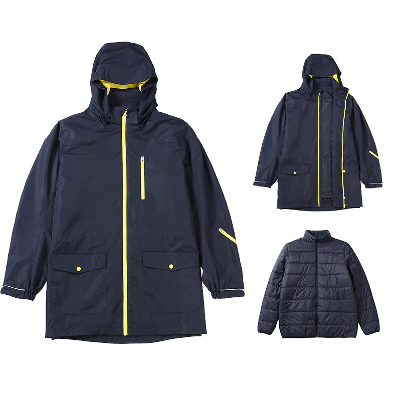 儿童中小学生校服同款男女童冬季冲锋衣可拆内胆秋冬保暖棉衣外套,淘宝优惠券,粉丝福利购,淘宝优惠卷