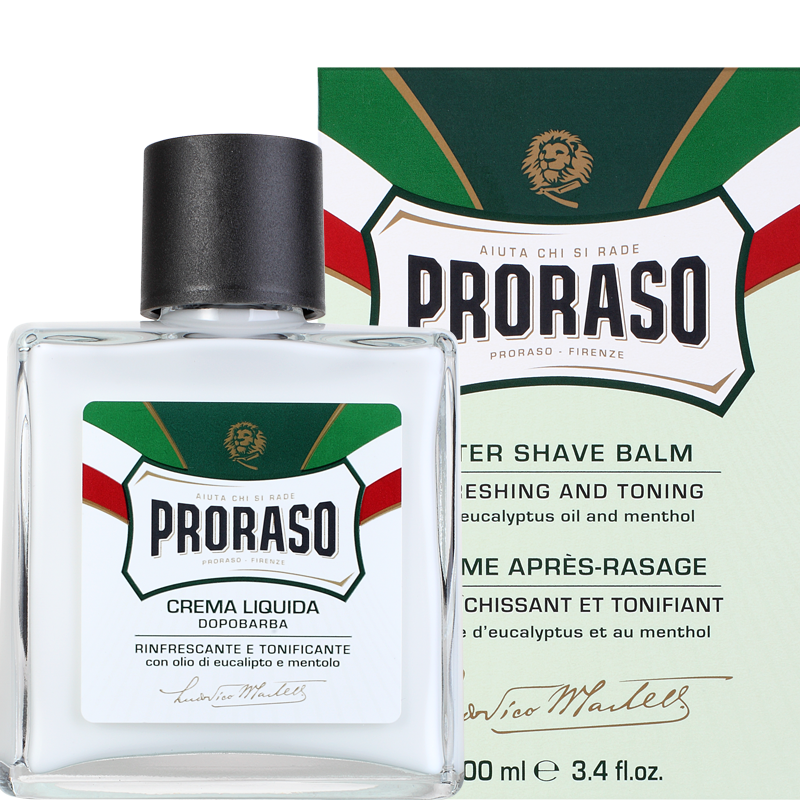 Proraso帕拉索进口男士剃须后护理润肤露桉树薄荷须后乳清爽100ML - 图3