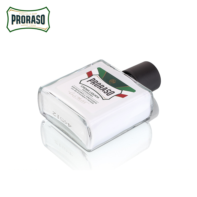 Proraso帕拉索进口男士剃须后护理润肤露桉树薄荷须后乳清爽100ML-图0