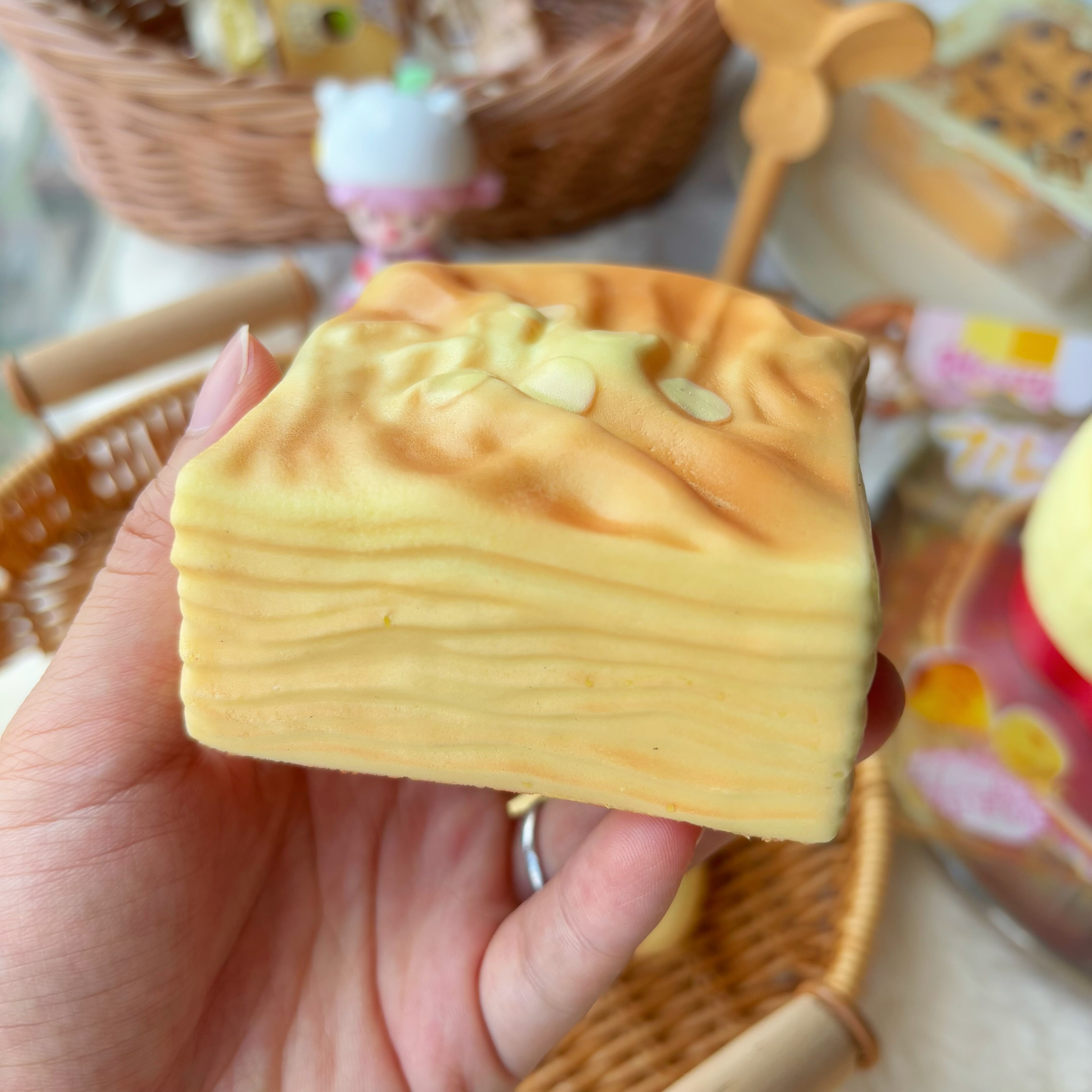 杏仁酥千层酥蛋糕捏捏乐解压玩具仿真面包巧克力牛乳squishy超软,淘宝优惠券,粉丝福利购,淘宝优惠卷