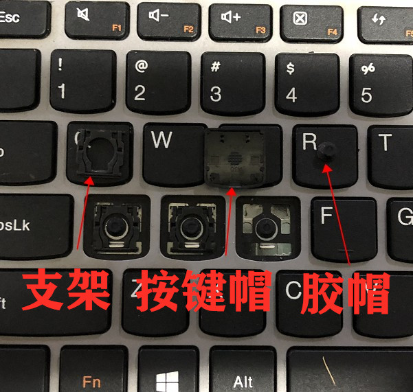 苹果笔记本Macbook ProA1706/A1707/A1708 A1989 A1990原装键帽键-图0