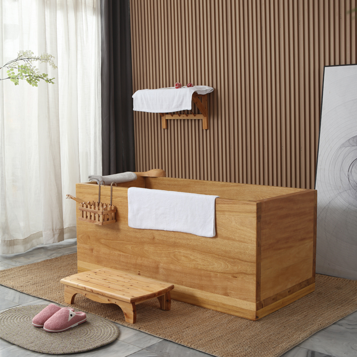 泡澡木桶洗澡桶全身成人金丝檀木沐浴木桶美容院酒店日式实木浴缸