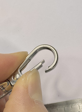 锌合金箱包扣狗扣可旋转尾巴板扣链条挂钩手提袋金属扣子包带配件