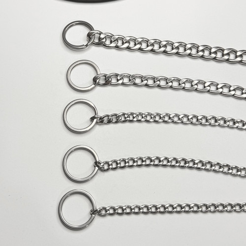 双头圈304不锈钢链条diy金属链子钥匙链保险防丢男女随身钥匙套圈 - 图1