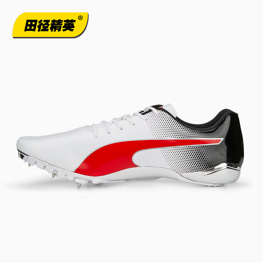 田径精英新款！Puma evoSPEED Electric13博尔特专业短跑钉鞋-图0