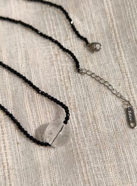 青岛饰品 OG Loc  天然水晶项链一物一拍介意瑕疵慎拍