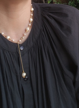 青岛饰品OG Loc天然珍珠项链一物一拍介意瑕疵慎拍