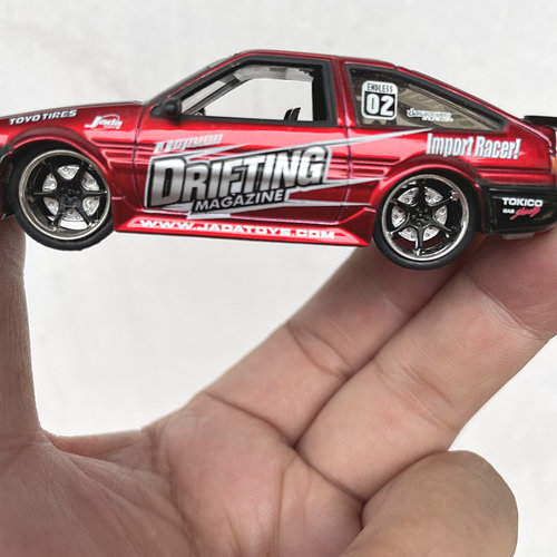 1:64JADA 佳达 丰田 Toyota AE86 赛车版 仿真合金汽车模型无包装 - 图2