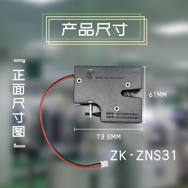 智能机械设备箱柜门电控锁快递柜电子锁信报箱电磁锁打窝船脱钩器 - 图1