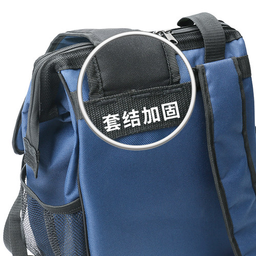 法斯特多功能工具包帆布加厚耐磨加大五金空调维修专用电工双肩包 - 图1
