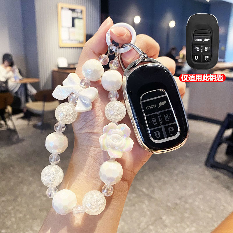 适用2024款本田奥德赛钥匙套女23款艾力绅e:HEV遥控包5键保护壳扣 - 图0