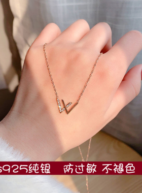 925纯银ins冷淡风小众不掉色项链