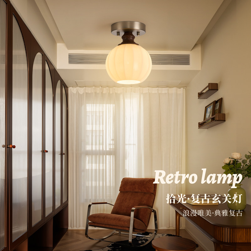 雷士照明中古风卧室床头小吊灯宋氏美学新款壁灯复古玄关灯过道灯,淘宝优惠券,粉丝福利购,淘宝优惠卷
