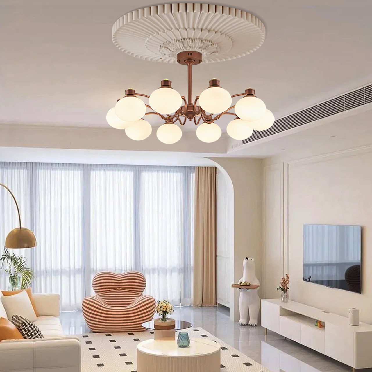 雷士照明2026年新款客厅吊灯宋氏美学复古大厅中古风大气餐厅卧室,淘宝优惠券,粉丝福利购,淘宝优惠卷