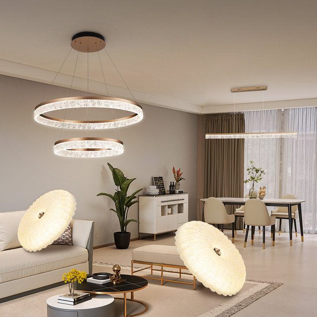 NVC Lighting Living Room Light Luxury Full Spectrum New Chandelier