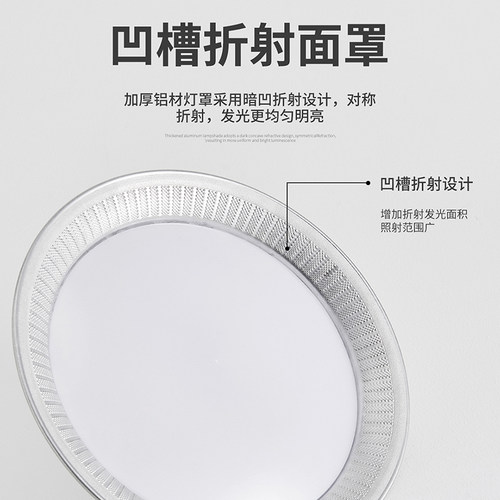 雷士照明led飞碟灯工矿灯大功率超亮工厂仓库厂房照明e27螺口灯泡 - 图1