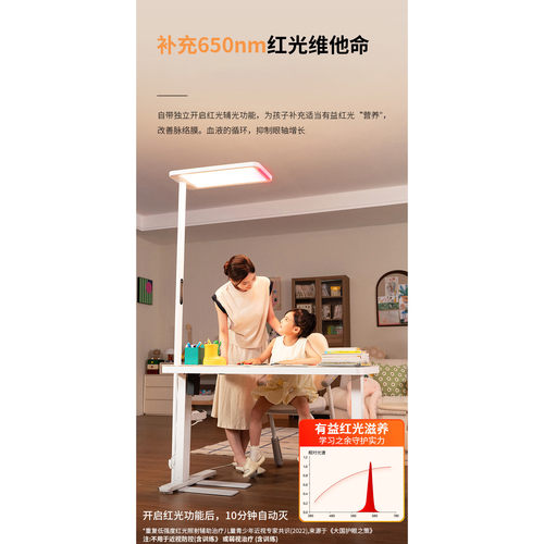 【直播间】雷士照明未来光lafa大路灯学习专用儿童护眼台灯落地灯 - 图3