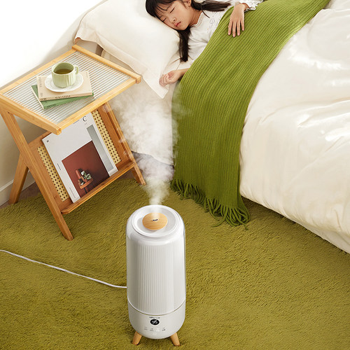 小熊冷热雾加湿器家用上加水7.5L轻音大容量卧室孕妇婴儿大喷雾机 - 图1