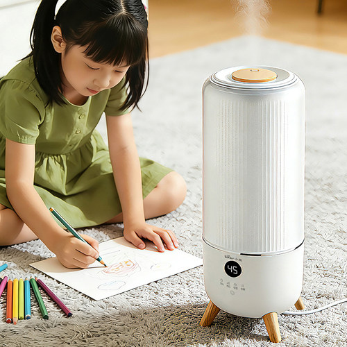 小熊冷热雾加湿器家用上加水7.5L轻音大容量卧室孕妇婴儿大喷雾机 - 图0