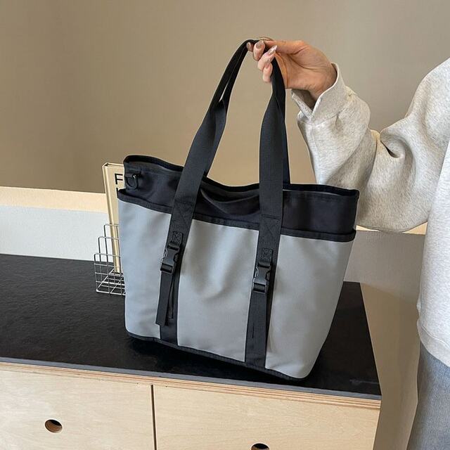 Large capacity shoulder bag women's bag trendy casual handbag college student commuting tote bag laptop bag