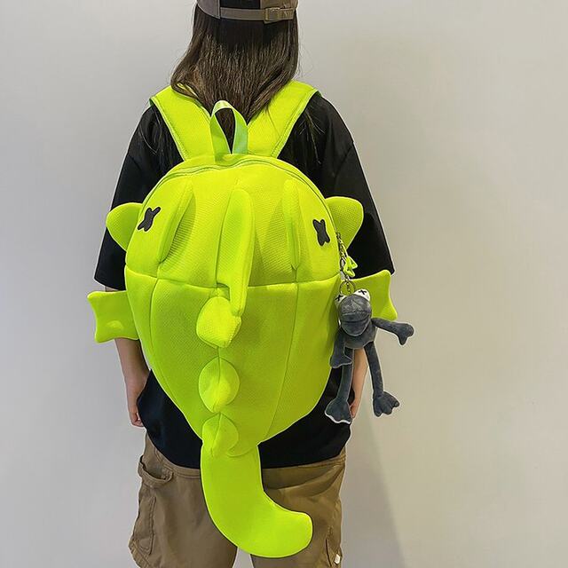 Internet celebrity shark school bag fashion trend backpack