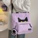 Girls' college style portable shoulder bag female junior high school and high school student class bag tutorial bag casual crossbody bag