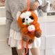 Cute Apple Red Panda Doll Bag New Backpack School Bag Girls Children Baby Casual Mini Backpack