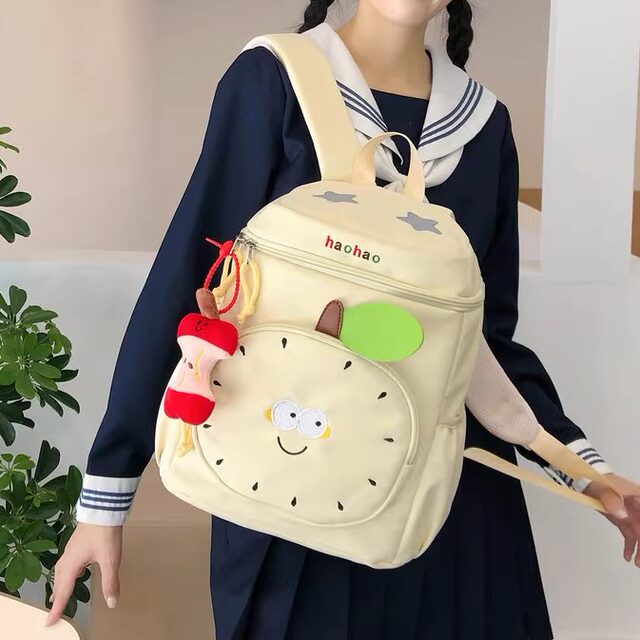 Cute apple backpack for women 2026 new style