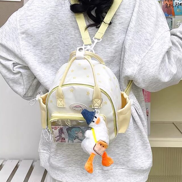 Mini fashion trend backpack girl summer new cute small backpack simple handbag versatile women's bag