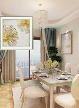 世纪欧博廊为老顾客全屋整体高端进口装饰画设计定制配饰方案