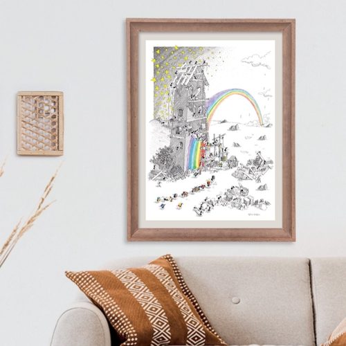 正品现货 小蚂蚁Akena意大利进口益智拼图FV830-18彩虹工厂540片 - 图0