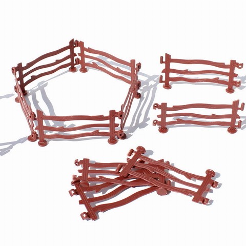 军事散件场景组件仿真围栏树木沙包掩体旗帜儿童男孩子玩具小礼品 - 图3