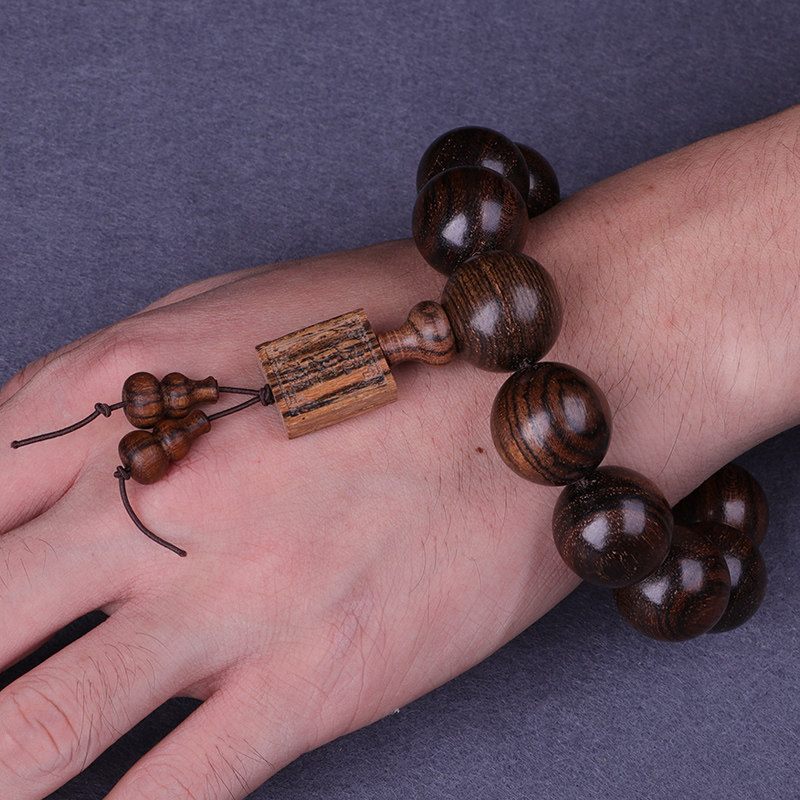 六大檀木合集绿檀金丝楠木2.0黑檀 雅欣手链