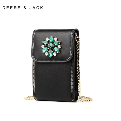 Сумка через плечо, кожаная небольшая дизайнерская маленькая сумка на одно плечо, цепь